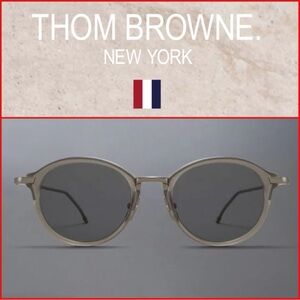 THOM BROWNE Japanese Acetate Titanium Round Sunglasses. Unisex Made in Japan